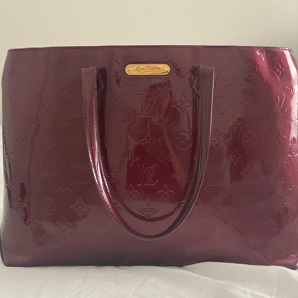 RARE Louis Vuitton Wilshire MM Tote Rouge